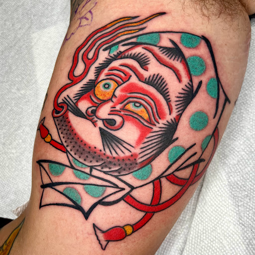 Explore men's dark tattoo ideas, creative tattoo ideas in Nashua, available at Sundance Tattoo Parlor