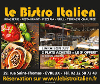 Restaurant italien LE BISTRO ITALIEN - RESTAURANT EVREUX à Évreux - menu / carte