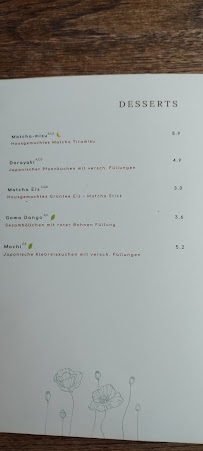 Restaurant asiatique Kirigami à Leipzig - menu / carte