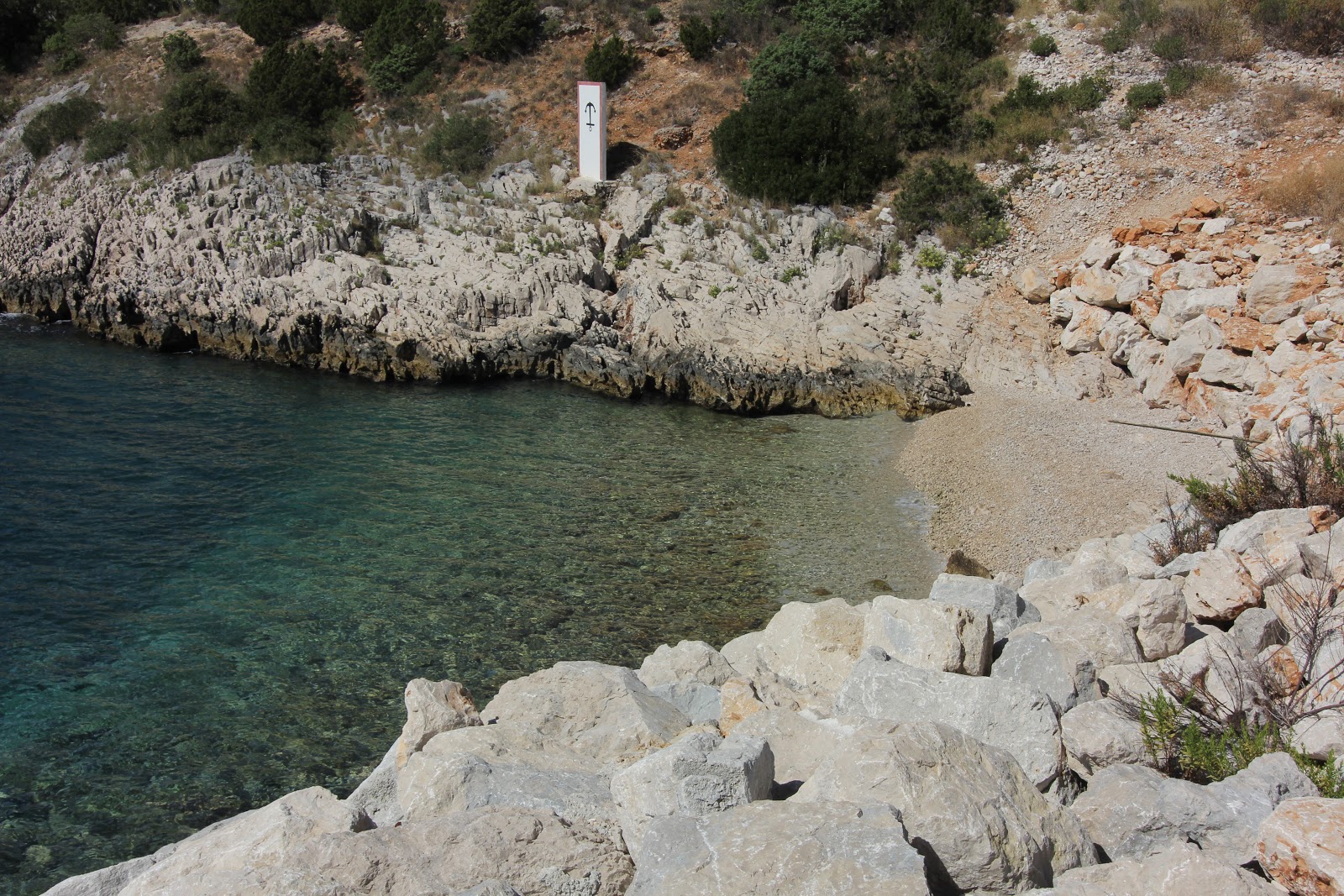 Orlice beach'in fotoğrafı çok temiz temizlik seviyesi ile
