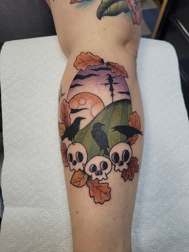 Explore wrist cover up tattoo ideas, creative tattoo ideas in Elkin, available at Black Bear Tattoo