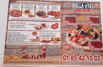 Menu / carte de Bella vita pizza à Villeparisis