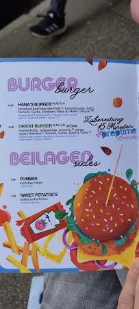 Restaurant Hana à Frankfurt (la carte)