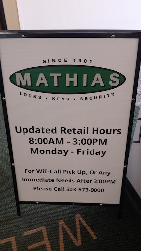 Key Duplication Service «Mathias Lock and Key, Inc», reviews and photos, 1123 Delaware St, Denver, CO 80204, USA