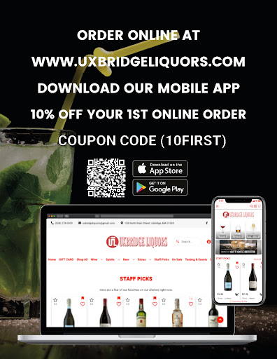 Liquor Store «UXBRIDGE LIQUORS», reviews and photos, 158 N Main St, Uxbridge, MA 01569, USA