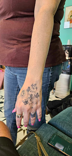 Explore 49er tattoo ideas, creative tattoo ideas in Magnolia, available at Lucky Sparrow Tattoo Shop and Piercing