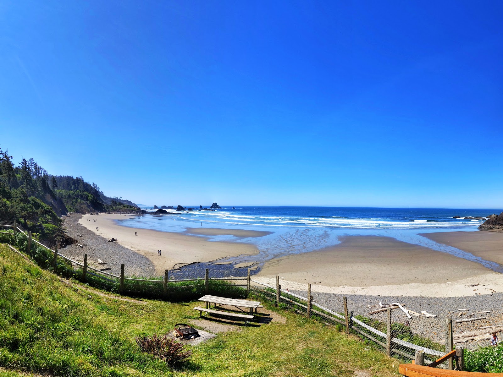 Indian Beach Oregon的照片 具有非常干净级别的清洁度