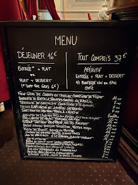 Menu / carte de LE SAGITTAIRE MONTMARTRE à Paris