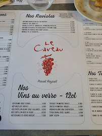 Restaurant Le Caveau à Châtillon-en-Diois (le menu)