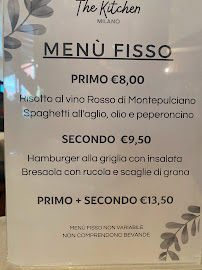 The Kitchen Milano à Milan menu