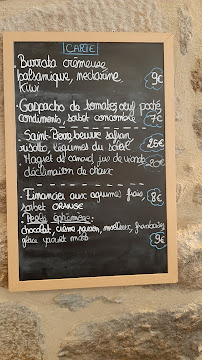 Menu du EFFET MER - Cuisine du marché et de saison à Saint-Malo