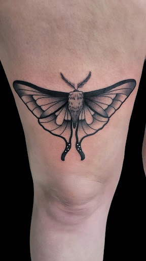 Explore cute cross tattoo ideas, creative tattoo ideas in Crystal City, available at Meraki Tattoo and Piercing