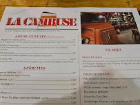 La Cambuse à Dunkerque menu