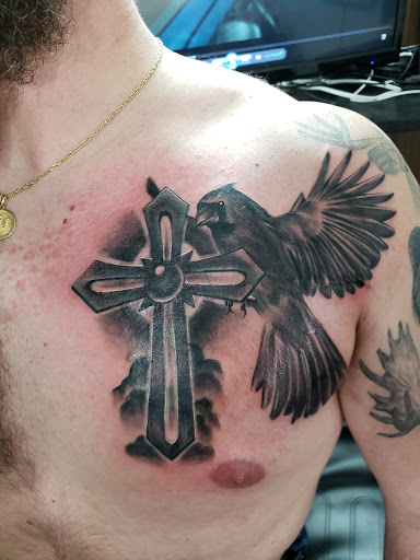 Explore dumb tattoos ideas, creative tattoo ideas in Warren, available at Dark Horse Tattoo Co. LLC.