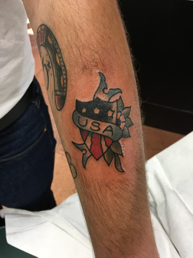 Explore invincible tattoo ideas, creative tattoo ideas in Glendale, available at Old West Tattoo