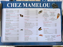 Bar-restaurant à huîtres Chez Mamelou à Dolus-d'Oléron (le menu)