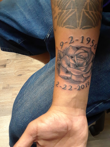 Explore mountain biking tattoo ideas, creative tattoo ideas in Fresno, available at Island Ink Tattoo