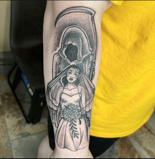 Explore small tattoo ideas arm, creative tattoo ideas in Green Bay, available at The Blue Gem Tattooing