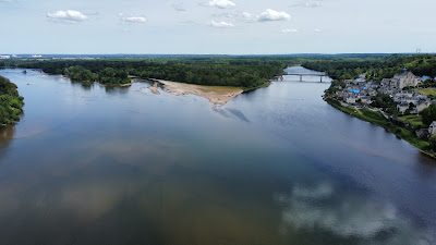 Confluence de la Loire et de la Vienne à Candes-Saint-Martin