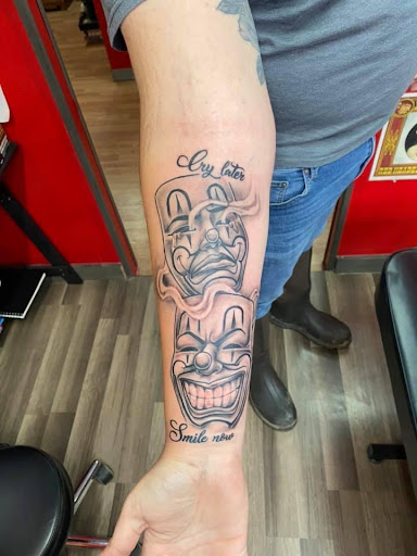 Explore depression tattoos ideas, creative tattoo ideas in Lebanon, available at This Is Permanent Tattoo Emporium