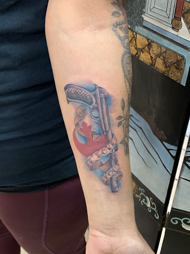 Explore cosmetology tattoo ideas, creative tattoo ideas in Tampa, available at Angel Tattoo