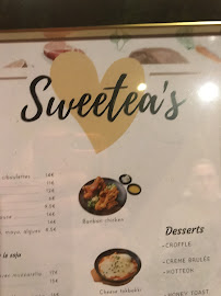 Sweetea's à Paris menu