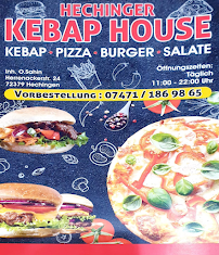 Menu / carte de Hechingen Kebap House à Hechingen