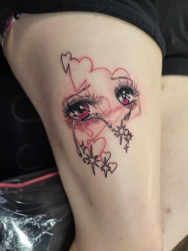 Explore construction tattoo ideas, creative tattoo ideas in Forney, available at Royal Circle Tattoo studio