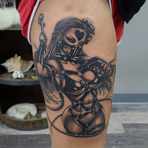 Explore recovering addict tattoo ideas, creative tattoo ideas in North Windham, available at Vanaheim Tattoo