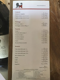 Menu / carte de Tenuta Li Lioni à Porto Torres
