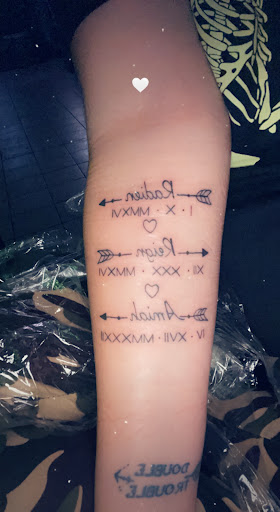 Explore blue collar tattoo ideas, creative tattoo ideas in Conroe, available at Monsters Ink, LLC