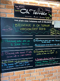 Menu du Oh Terroir version fast good à Orléans