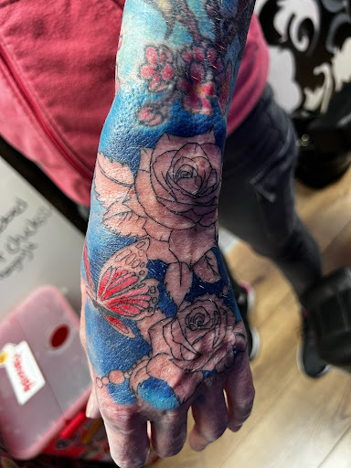 Explore tattoo placement ideas, creative tattoo ideas in Jefferson, available at Slammin Ink Tattoo