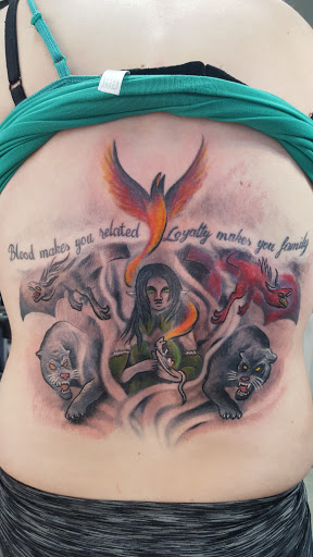 Tattoo Shop «Rabbits Den Tattoo Parlor», reviews and photos, 120 N Main St, Milltown, NJ 08850, USA