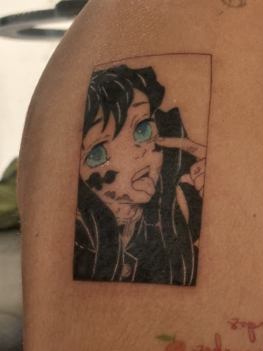 Explore volcano tattoo ideas, creative tattoo ideas in Brooklyn, available at Cake Is a Lie Tattoo Parlor