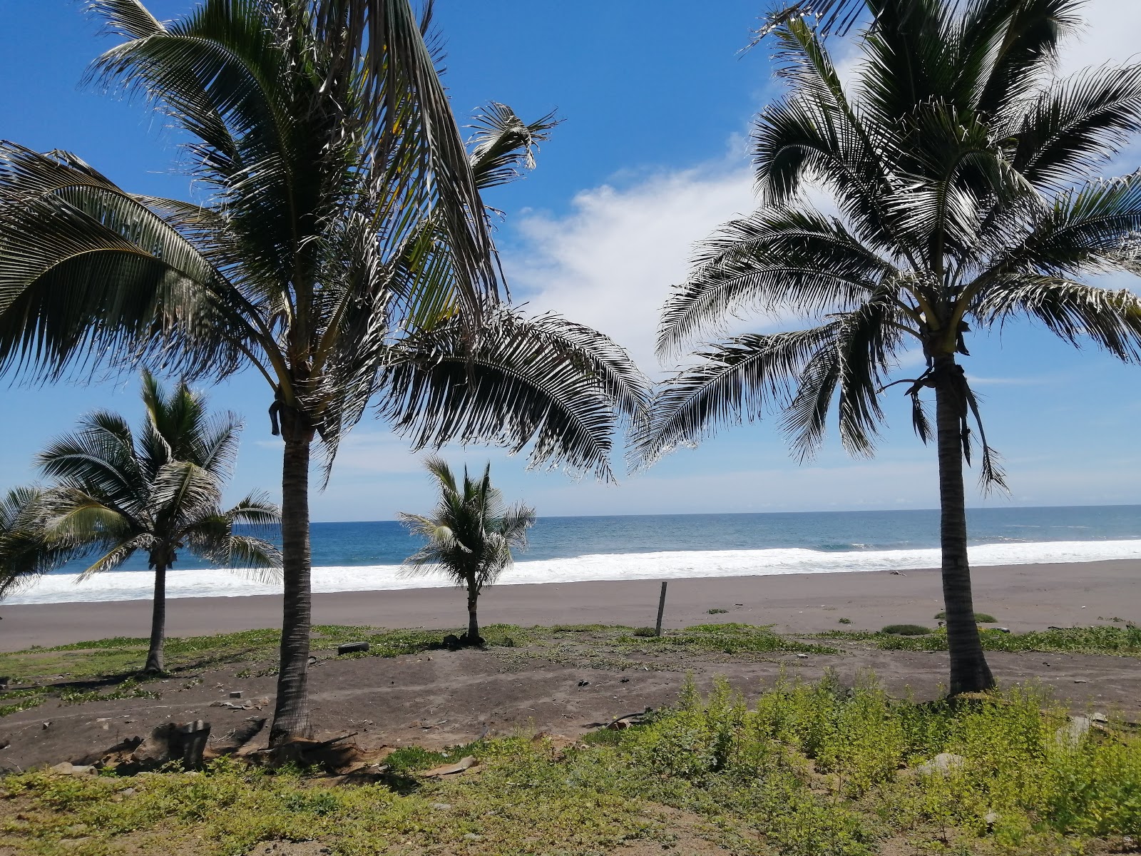 Fotografie cu Playa "El Eden" - locul popular printre cunoscătorii de relaxare