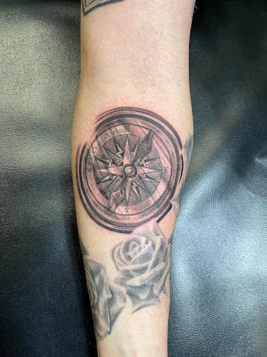 Explore tattoo ideas men sleeve, creative tattoo ideas in Seaside, available at Creative Visions Ink Tattoo & Body Piercing Studio - Call for Appointment