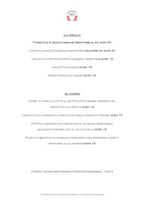 Menu du Ristorante da Marco S.r.l. à Stanghella