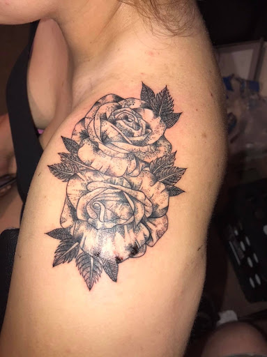 Explore name tattoo ideas chest, creative tattoo ideas in Williamsburg, available at Relentless Ink