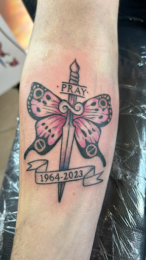 Explore knee scar tattoo ideas, creative tattoo ideas in Zephyrhills, available at The Tattoo Haven
