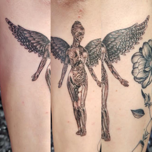 Explore tribal chest tattoo ideas, creative tattoo ideas in Houston, available at 333 Tattoo Studio HTX