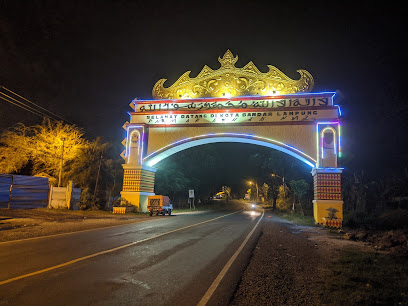 Tugu Perbatasan Kabupaten Lampung Selatan - Kota Bandarlampung