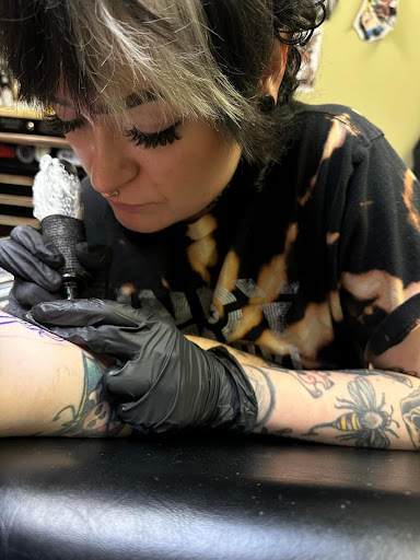 Explore hawaii flower tattoo ideas, creative tattoo ideas in Nashville, available at RedBird Tattoo