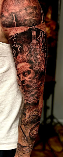 Explore tattoo ideas for last name, creative tattoo ideas in Brunswick, available at Brunswick Tattoo Company