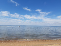Foto von Hunstanton South beach und die siedlung