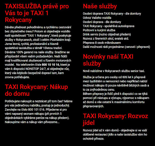 taxi1rokycany.cz