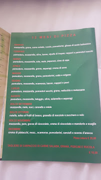 Bavdin Pizza à Pinzolo menu