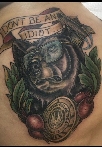 Explore red hot chili peppers tattoo ideas, creative tattoo ideas in Asbury Park, available at Old Glory Tattoo Co.