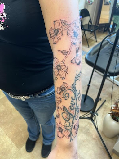 Explore arabic words tattoo ideas, creative tattoo ideas in Molalla, available at Back40Tattoo