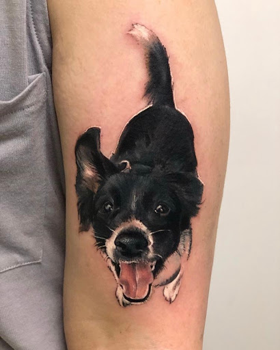 Explore collar tattoo ideas, creative tattoo ideas in Dayton, available at Aisle 9 Tattoo